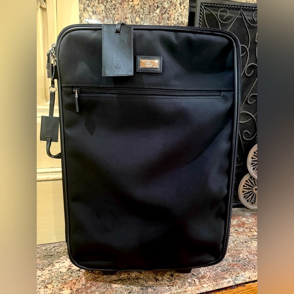 Gucci Nylon Travel Rolling Suitcase - Picture 1 of 16